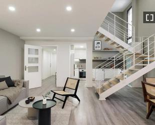 Living room of Flat to rent in  Barcelona Capital  with Air Conditioner, Heating and Furnished