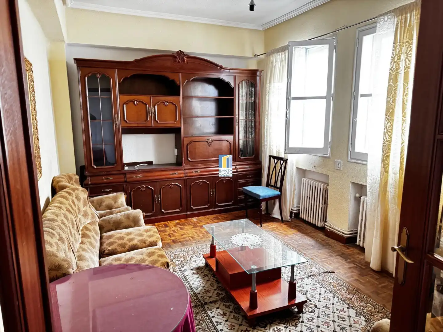 Sala de estar de Piso en venta en Zamora Capital  con Calefacción, Parquet y Terraza