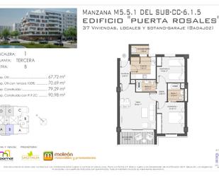 Apartament en venda en Badajoz Capital amb Aire condicionat, Calefacció i Jardí privat