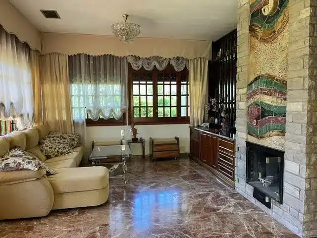 Sala d'estar de Casa o xalet en venda en Cambrils amb Aire condicionat, Piscina i Balcó