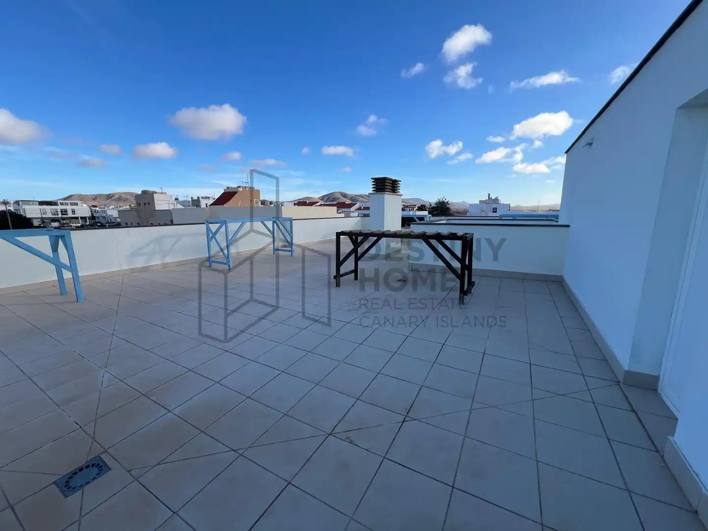 Terrasse von Wohnungen zum Verkauf in La Oliva mit Abstellraum, Möbliert und Gemeinschaftspool