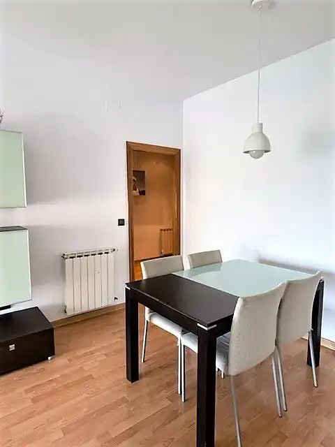 Dining room of Flat for rent in Castelldefels  with Heating, Parquet flooring and Balcony