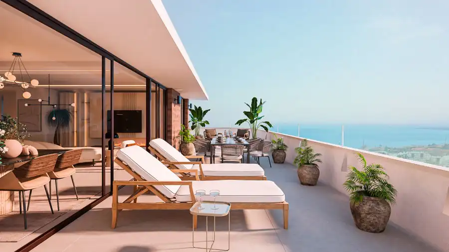 Ático con terraza en venta en La Capellanía - El Higuerón