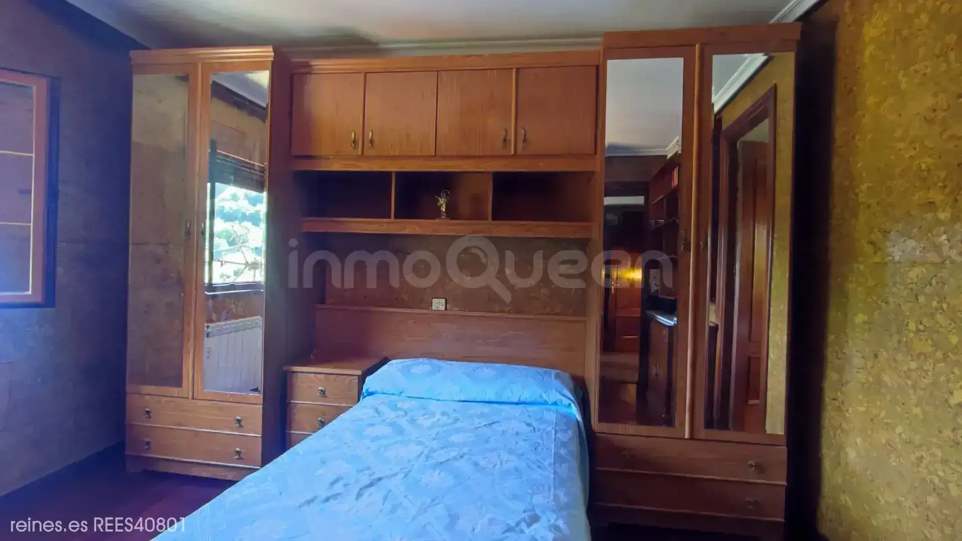 Bedroom of Houses for sale in Mieres (Asturias)  with Heating, Terrace and Furnished