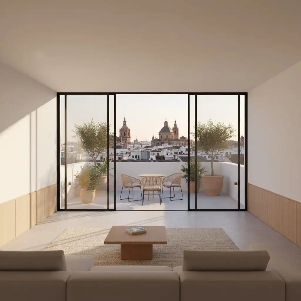 Mini appartamento con terrazza in vendita a Calle Juana de Dios Lacoste, imagen 3