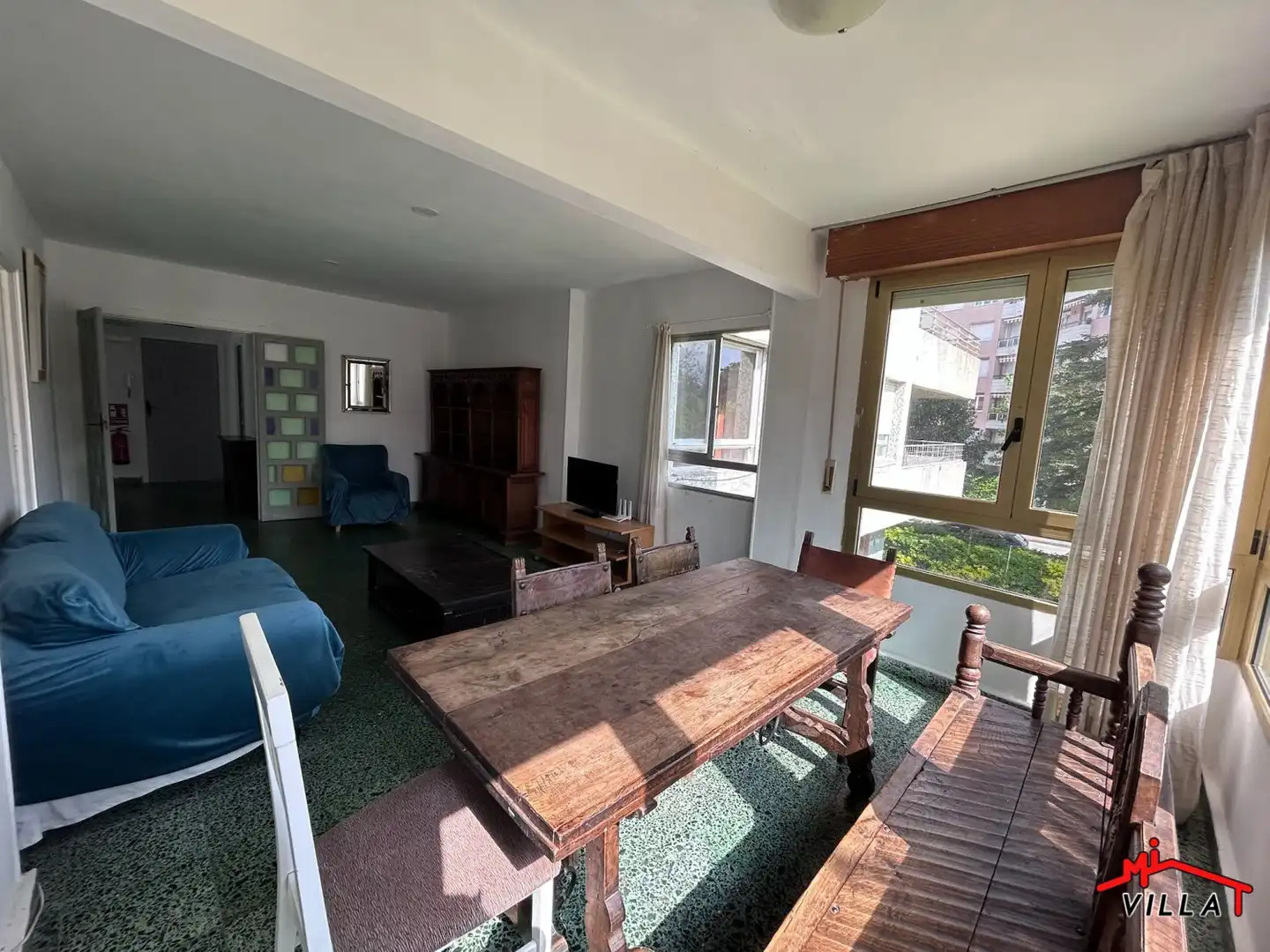 Wohnzimmer von Wohnung zum Verkauf in Laredo mit Heizung, Terrasse und Möbliert