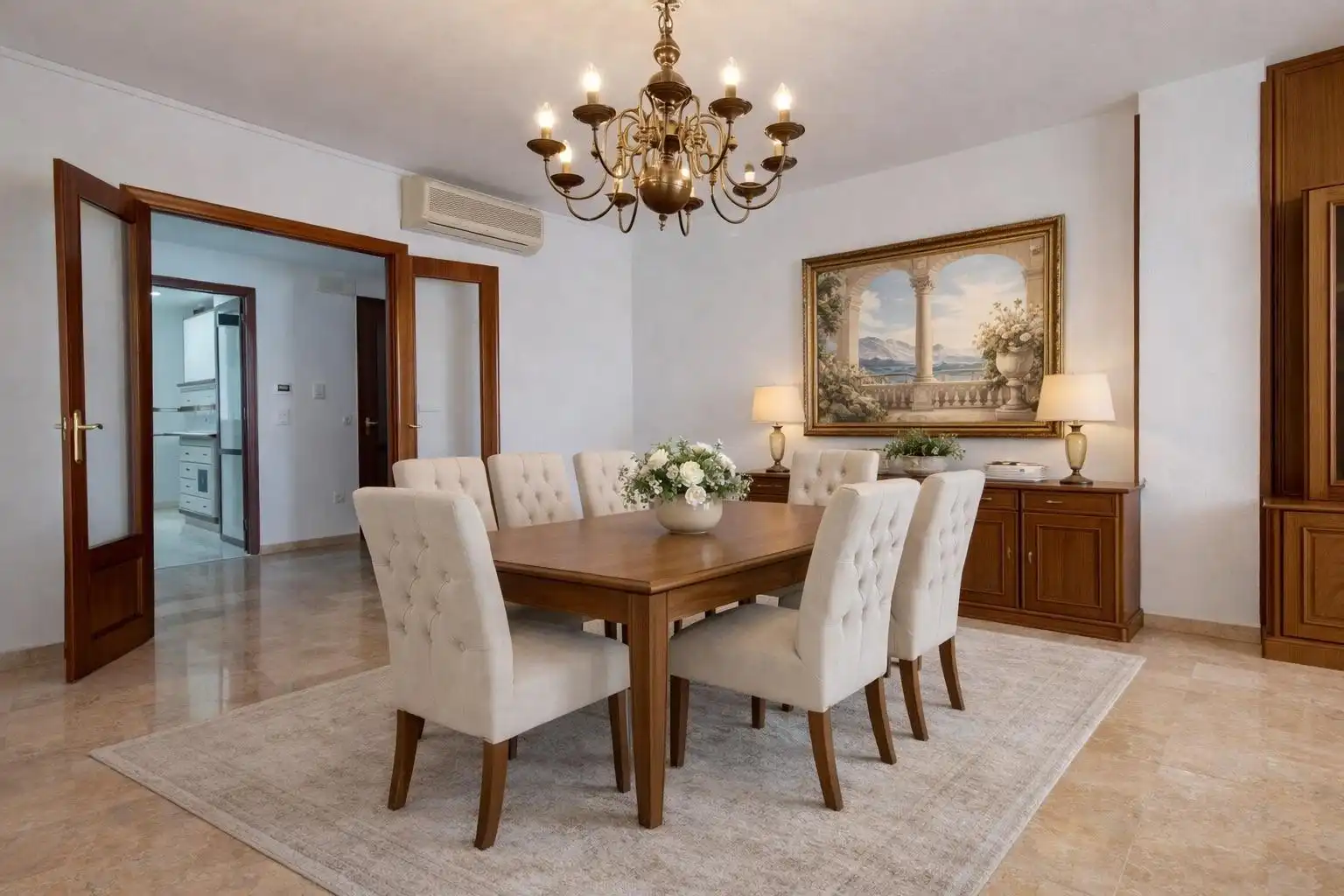 Esszimmer von Wohnung zum Verkauf in  Almería Capital mit Klimaanlage