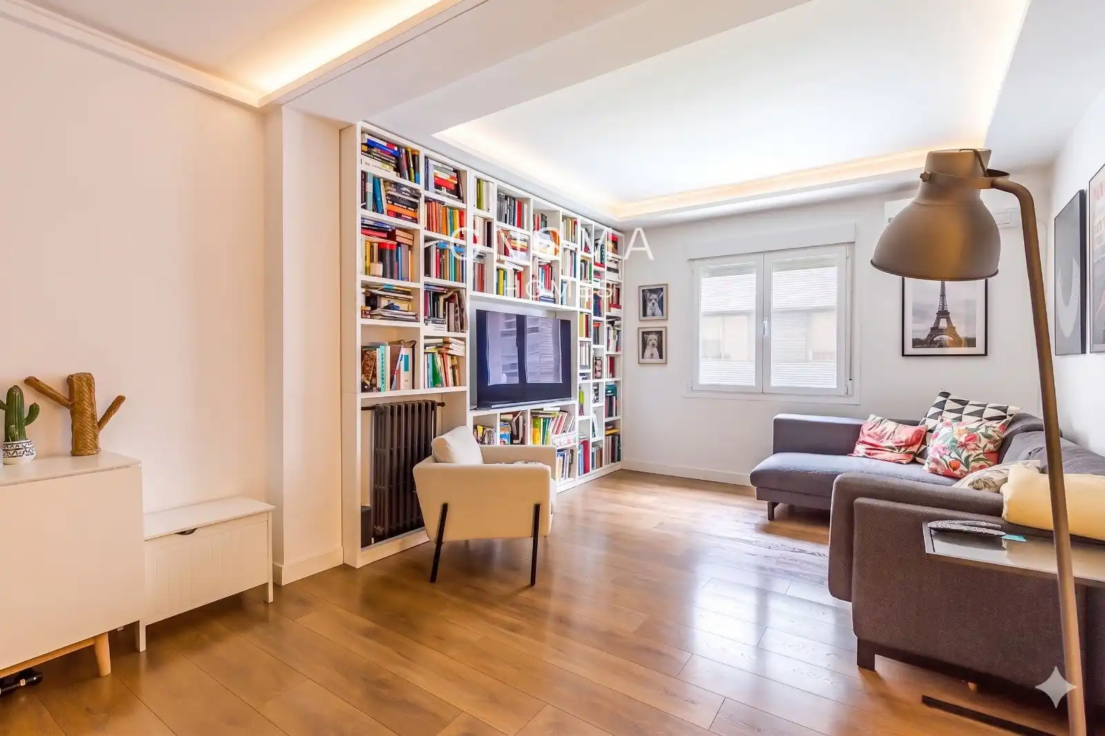 Sala de estar de Piso en venta en Madrid con Aire acondicionado, Calefacción y Parquet