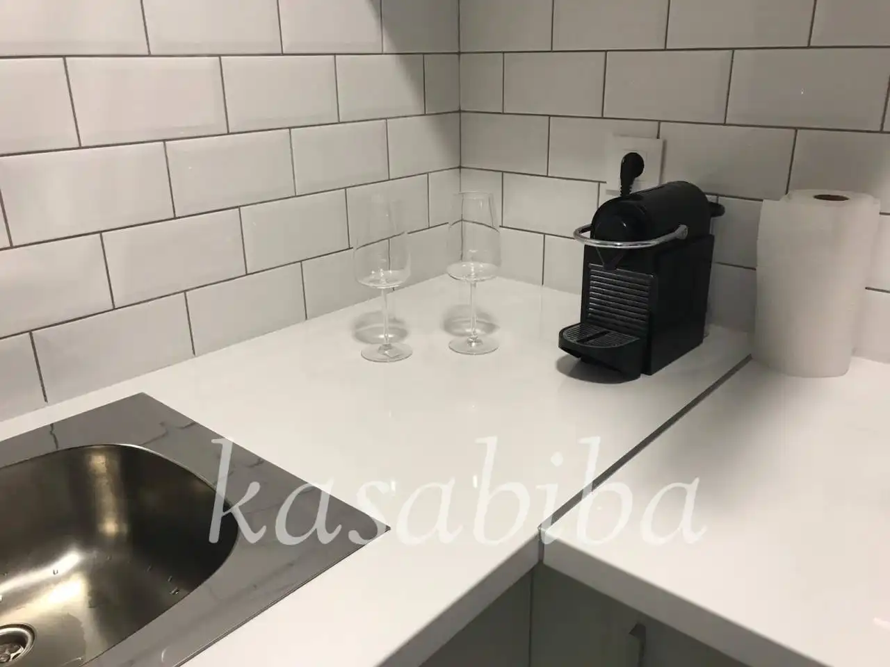 Kitchen of Flat for rent in Valencia  with Air Conditioner, Furnished and Balcony
