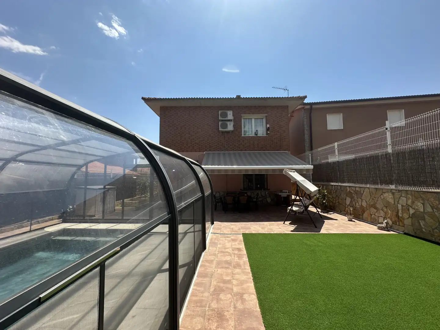 Terraza de Casa o chalet en venta en Almonacid de la Sierra con Aire acondicionado, Calefacción y Terraza