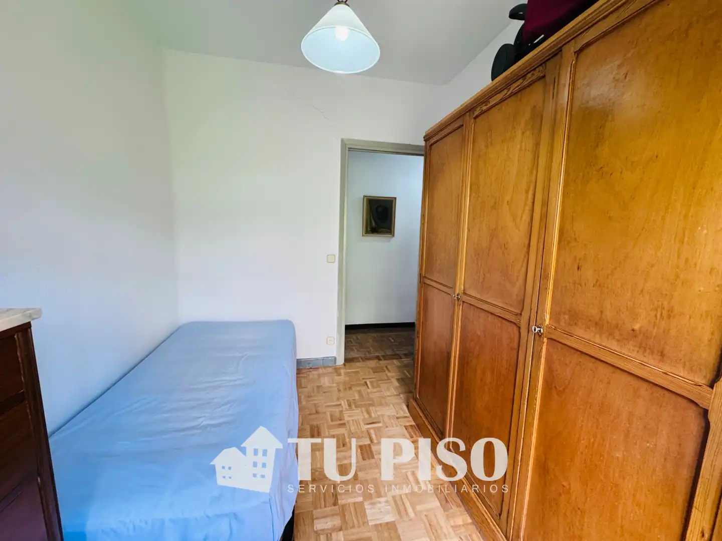 Schlafzimmer von Wohnung zur Miete in Madrid mit Heizung, Terrasse und Möbliert