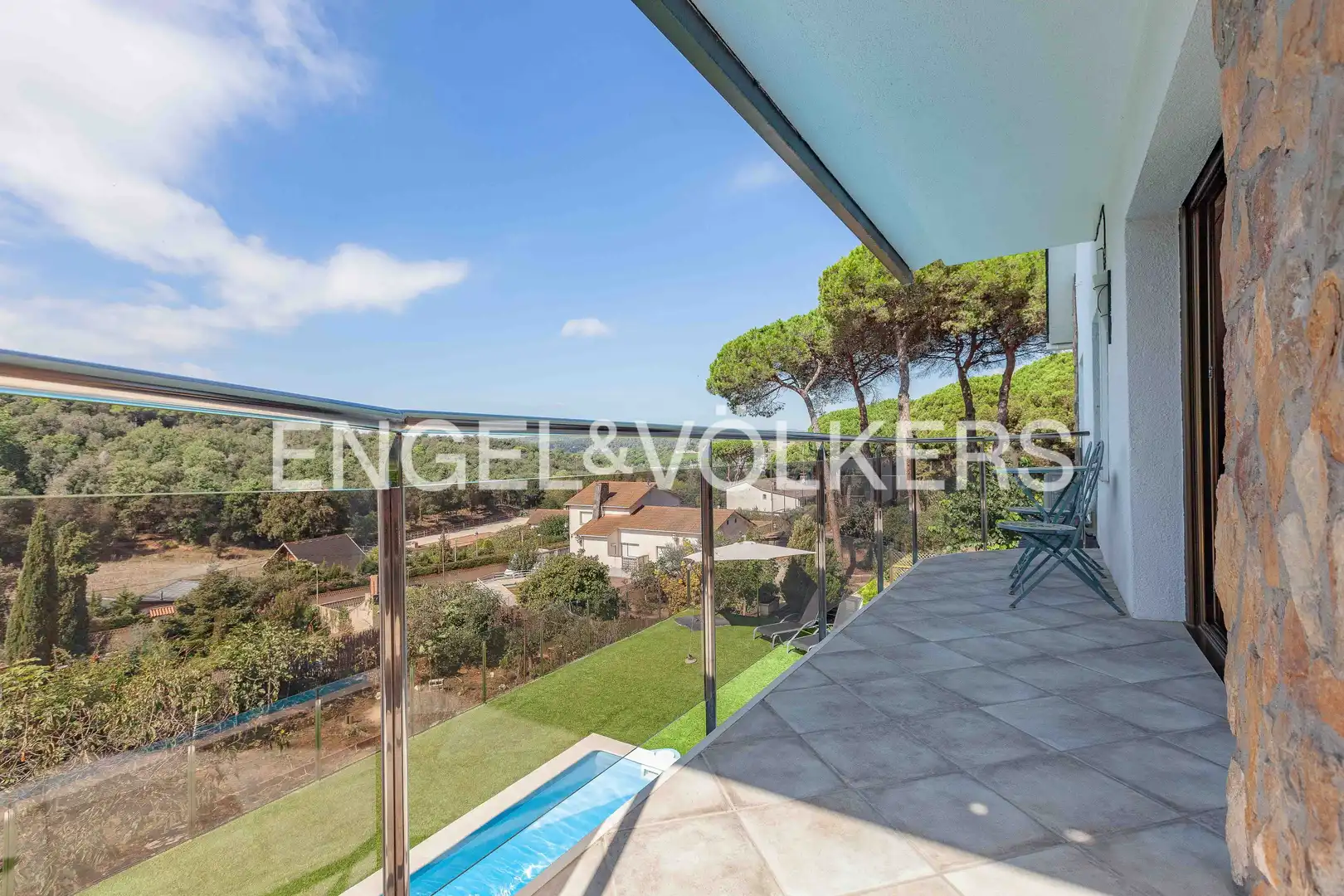 Terraza de Casa o chalet de alquiler en Llinars del Vallès con Aire acondicionado, Calefacción y Jardín privado