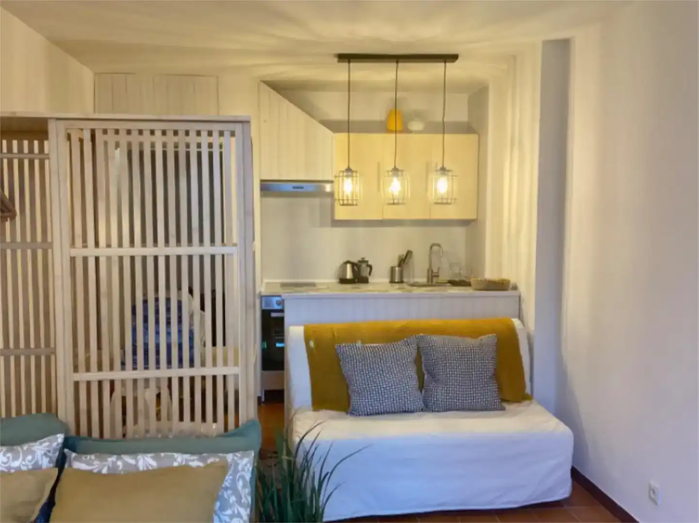 Wohnzimmer von Wohnung zur Miete in Empuriabrava mit Balkon