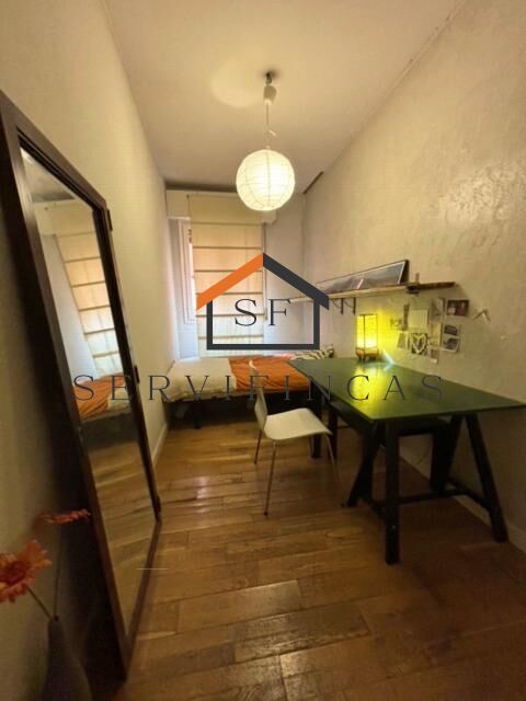 Bedroom of Flat for sale in  Madrid Capital  with Heating, Private garden and Balcony