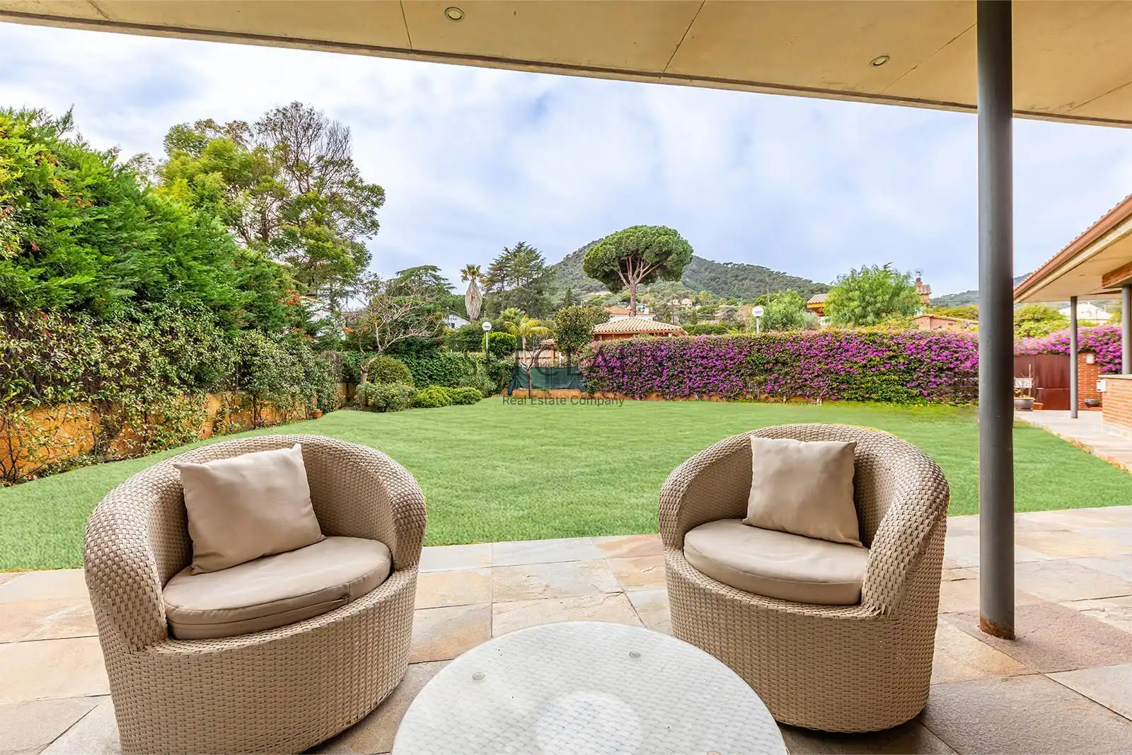 Terrassa de Casa o xalet en venda en Cabrera de Mar amb Aire condicionat, Calefacció i Jardí privat