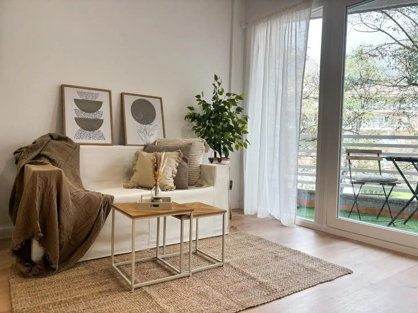 Wohnzimmer von Wohnung zum Verkauf in Salou mit Klimaanlage, Heizung und Gemeinschaftspool