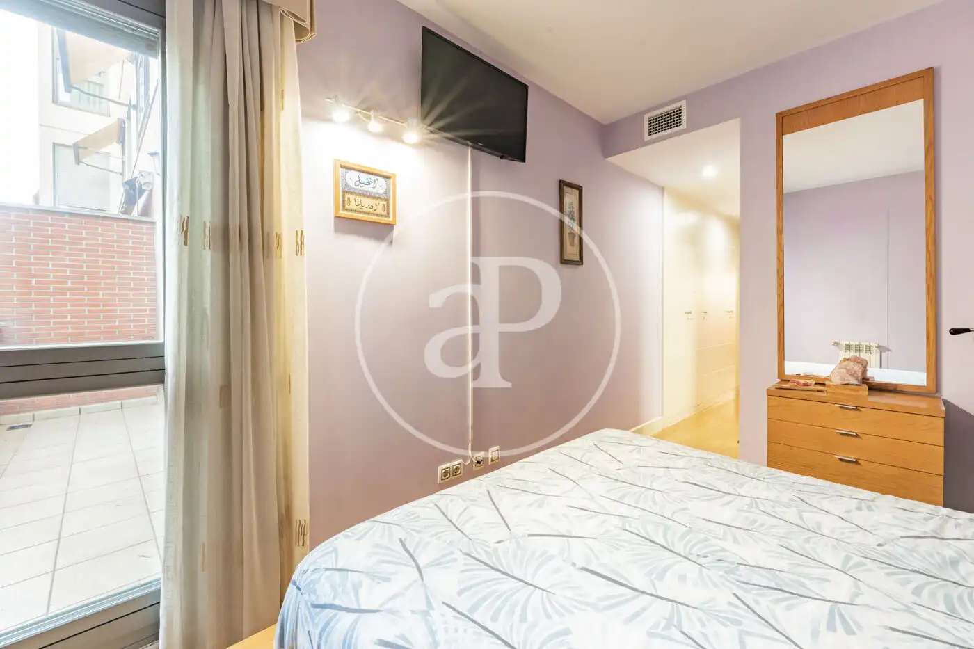 Bedroom of Flat for sale in Madrid  with Heating, Private garden and Terrace