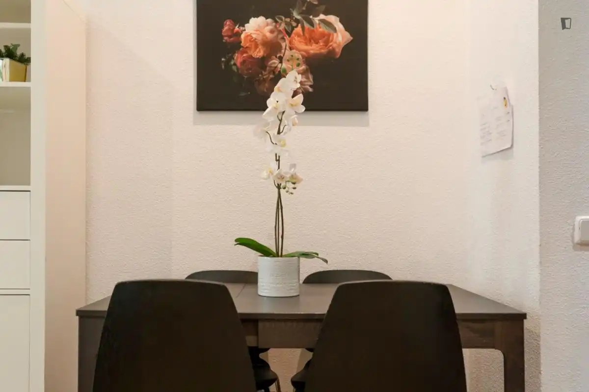 Comedor de Apartamento de alquiler en Madrid con Aire acondicionado, Amueblado y Horno