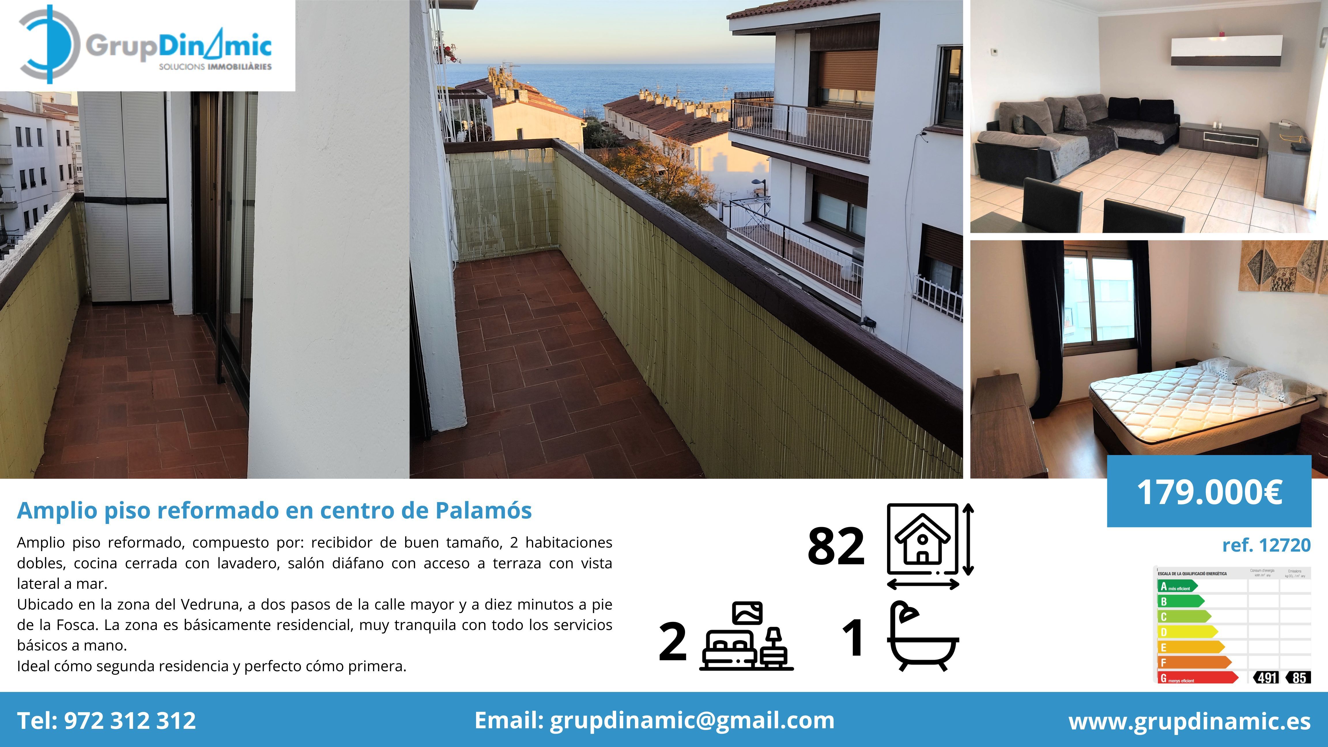 Vista exterior de Pis en venda en Palamós amb Calefacció i Balcó