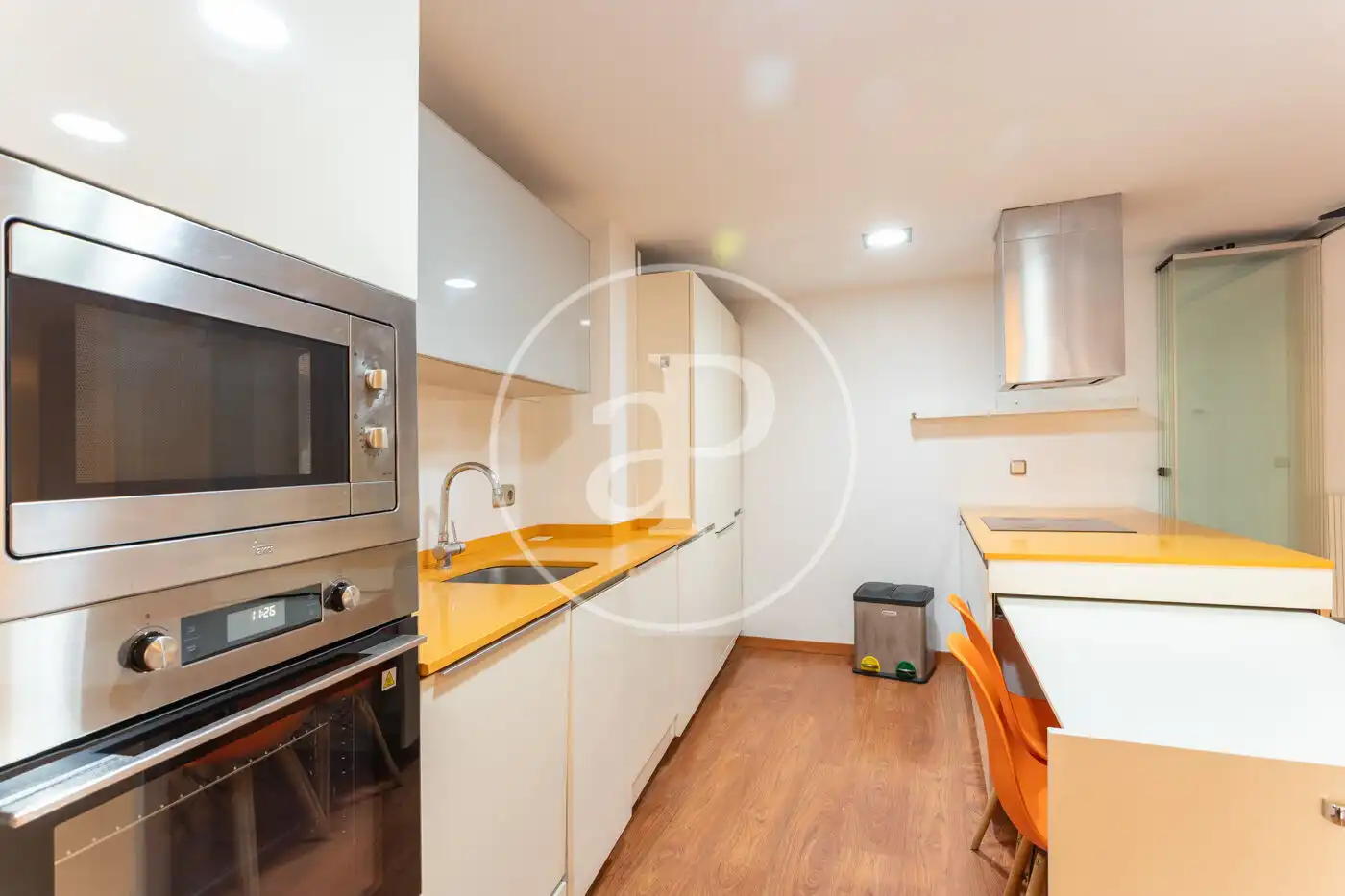 Küche von Wohnung zur Miete in Barcelona mit Heizung und Möbliert