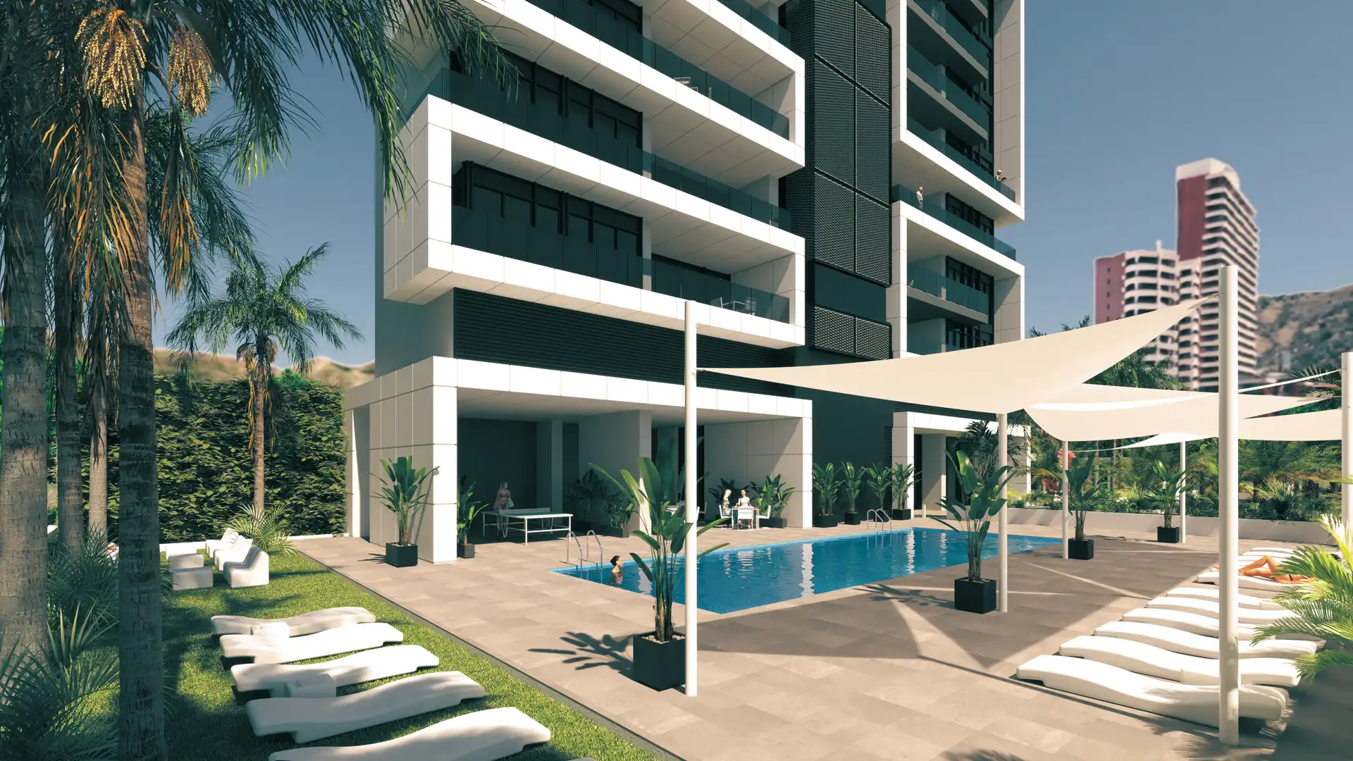 Piscina de Apartament en venda en Benidorm amb Traster, Forn i Balcó