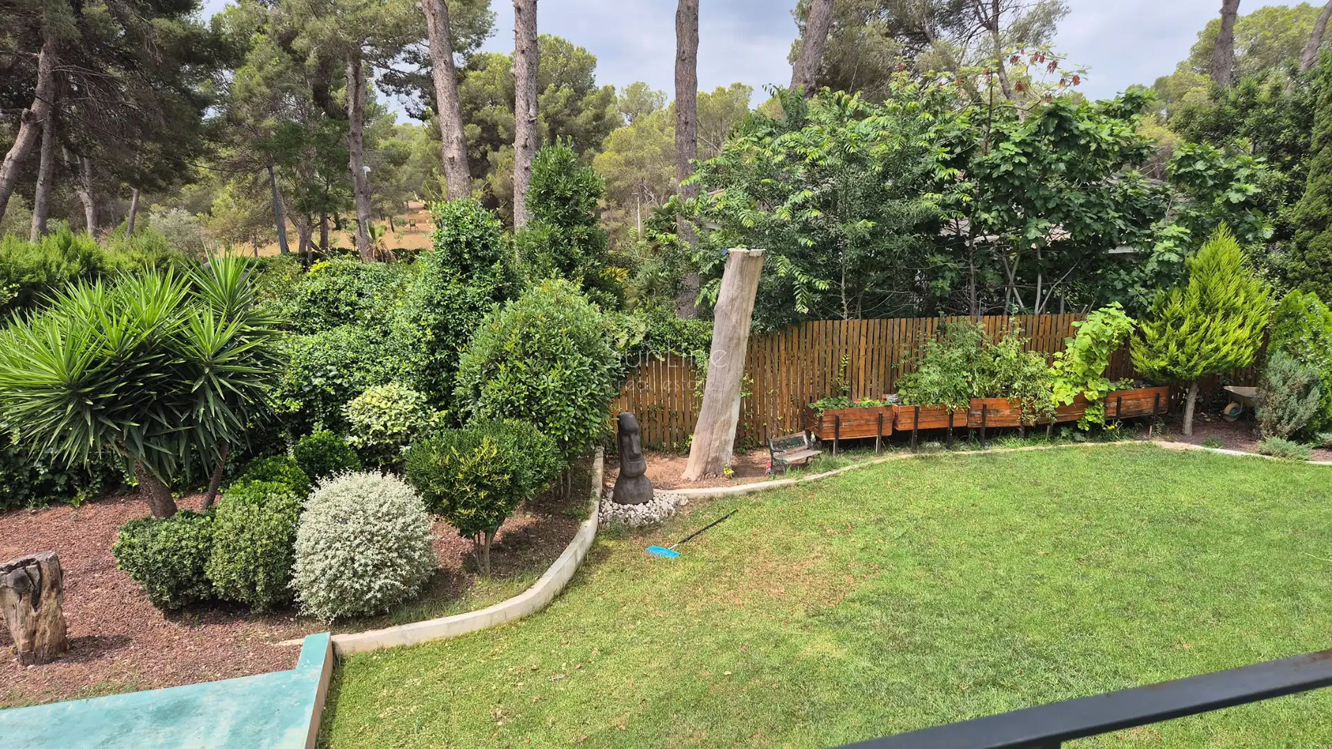 Garden of Houses for sale in L'Eliana  with Air Conditioner, Private garden and Terrace