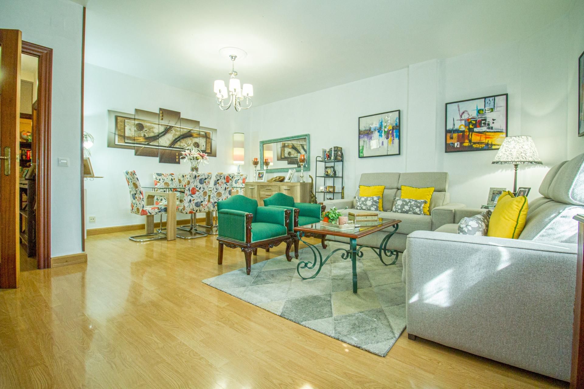 Sala d'estar de Pis en venda en Badajoz Capital amb Aire condicionat, Calefacció i Terrassa
