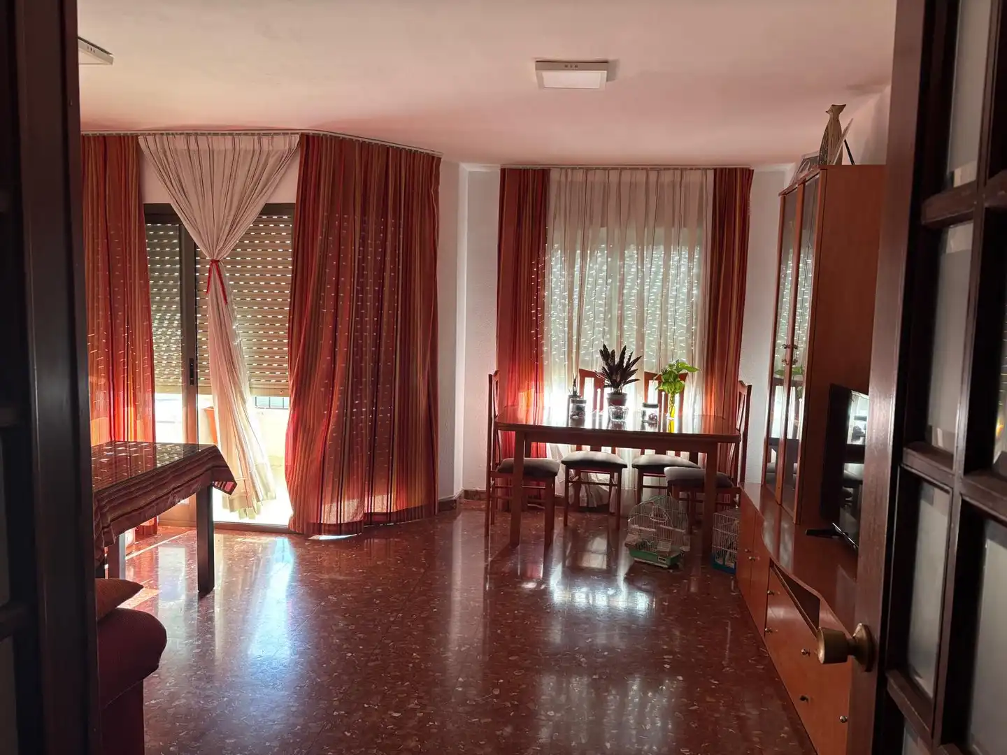 Sala d'estar de Pis en venda en El Ejido amb Terrassa, Moblat i Balcó