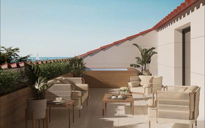 Terrasse von Dachboden zum verkauf in Palamós mit Klimaanlage und Terrasse