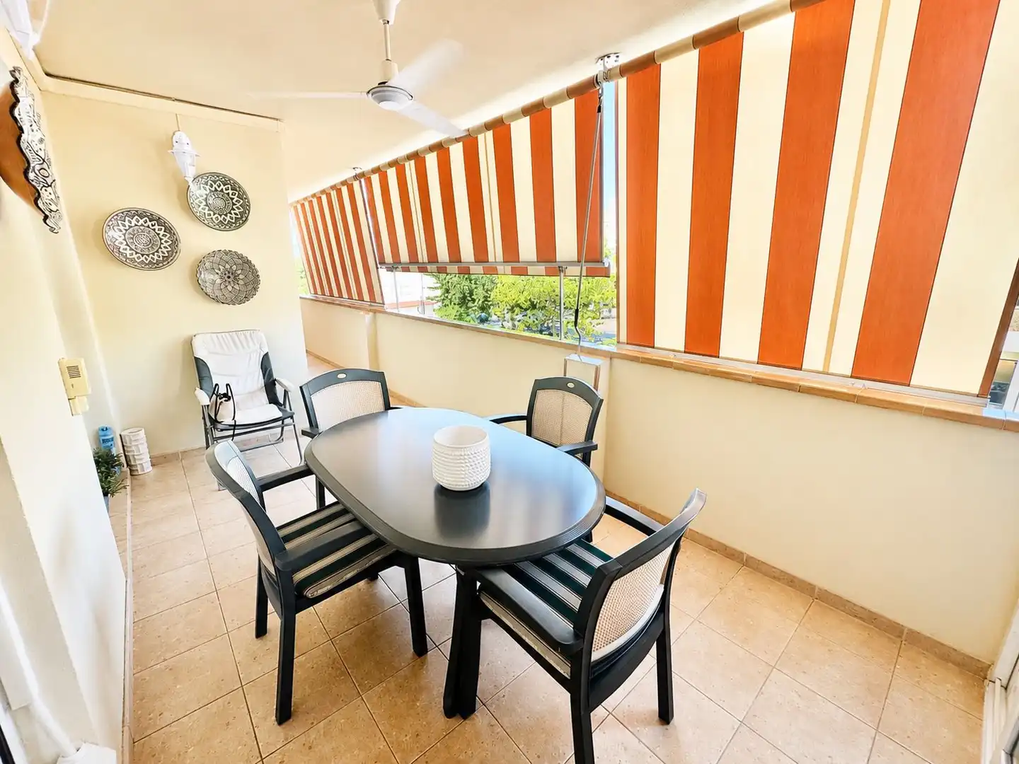 Terrace of Flat for sale in Fuengirola  with Air Conditioner, Terrace and Furnished