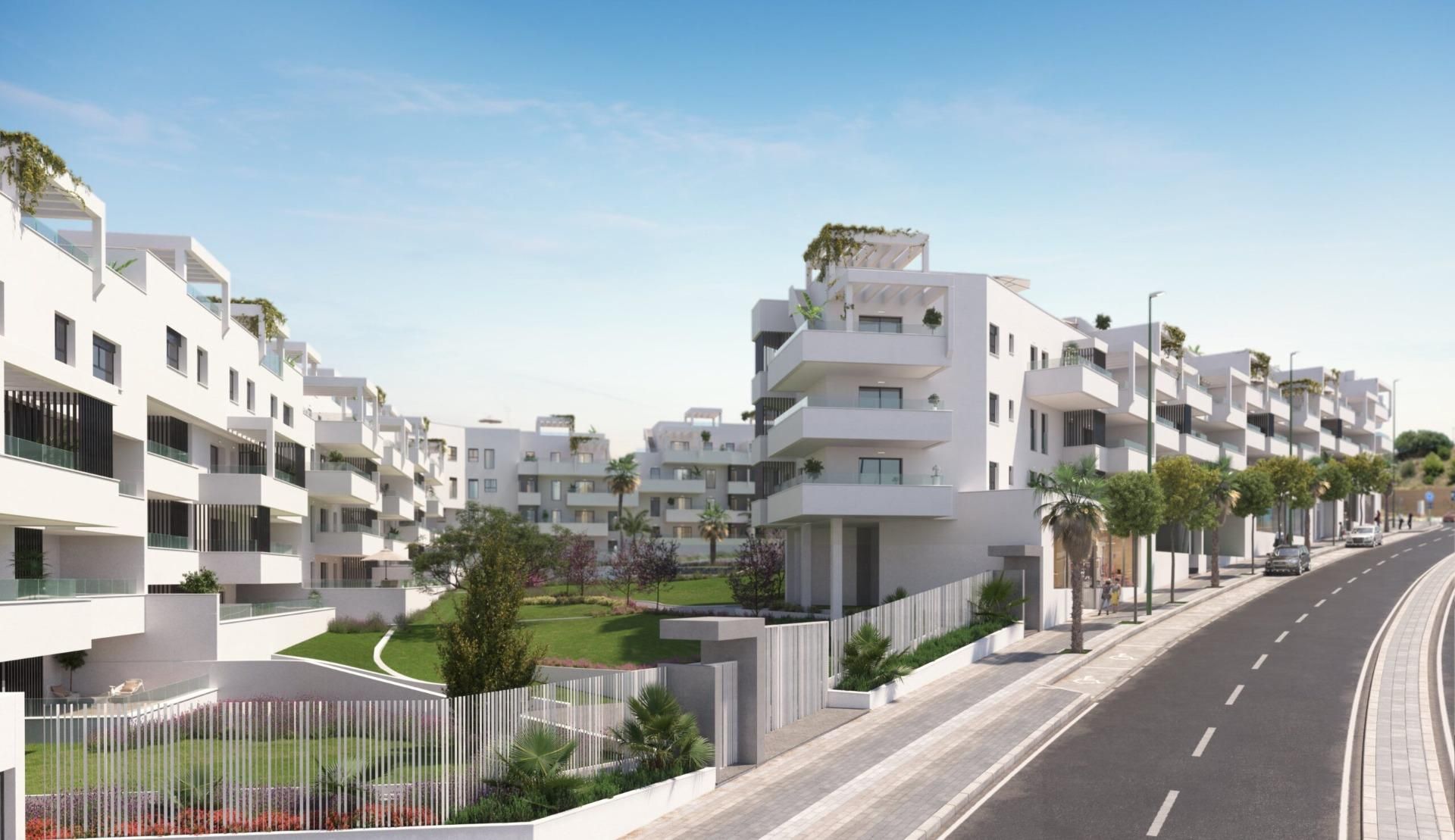 Exterior view of Flat for sale in Málaga Capital  with Air Conditioner, Heating and Terrace