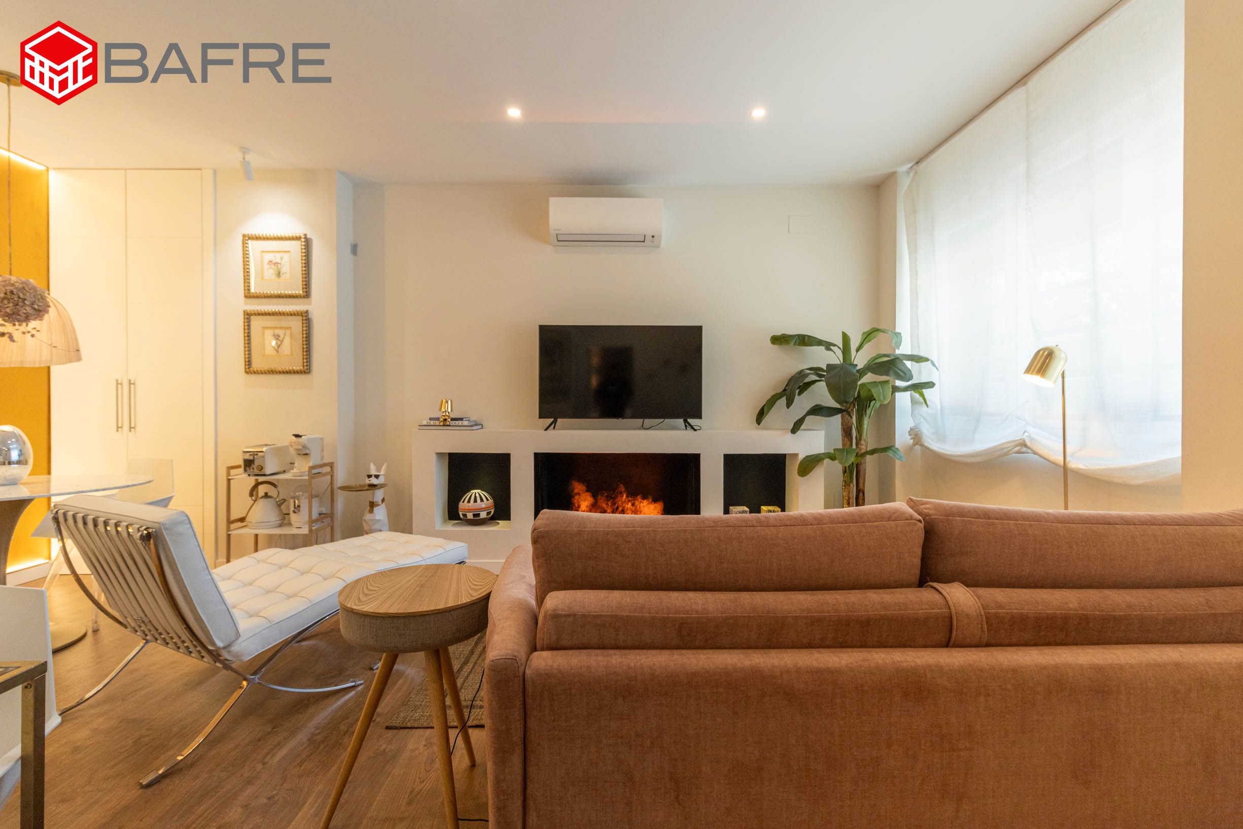 Living room of Flat for sale in  Madrid Capital  with Air Conditioner