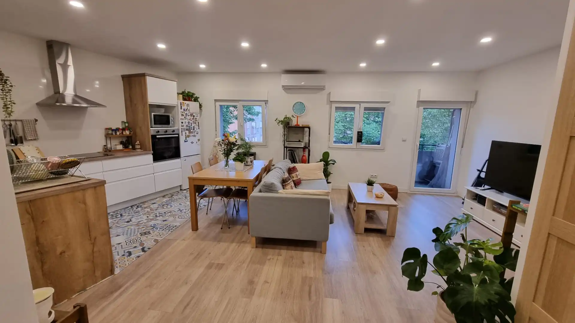 Sala de estar de Piso en venta en Collado Villalba con Aire acondicionado, Calefacción y Parquet