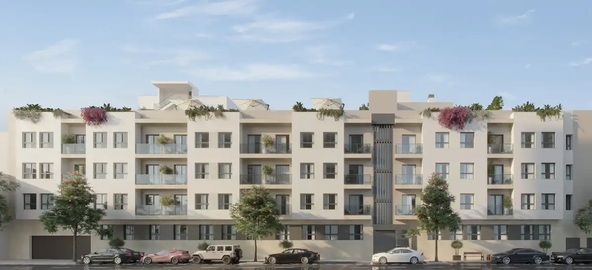 Vista exterior de Planta baja en venta en Málaga con Terraza