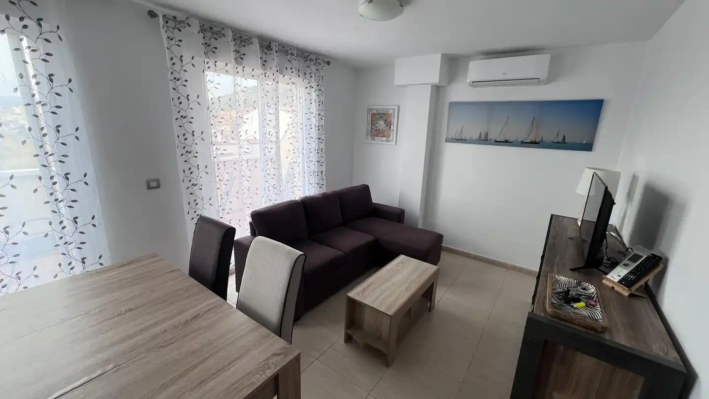 Wohnzimmer von Wohnung zum Verkauf in Torreblanca mit Klimaanlage, Terrasse und Möbliert