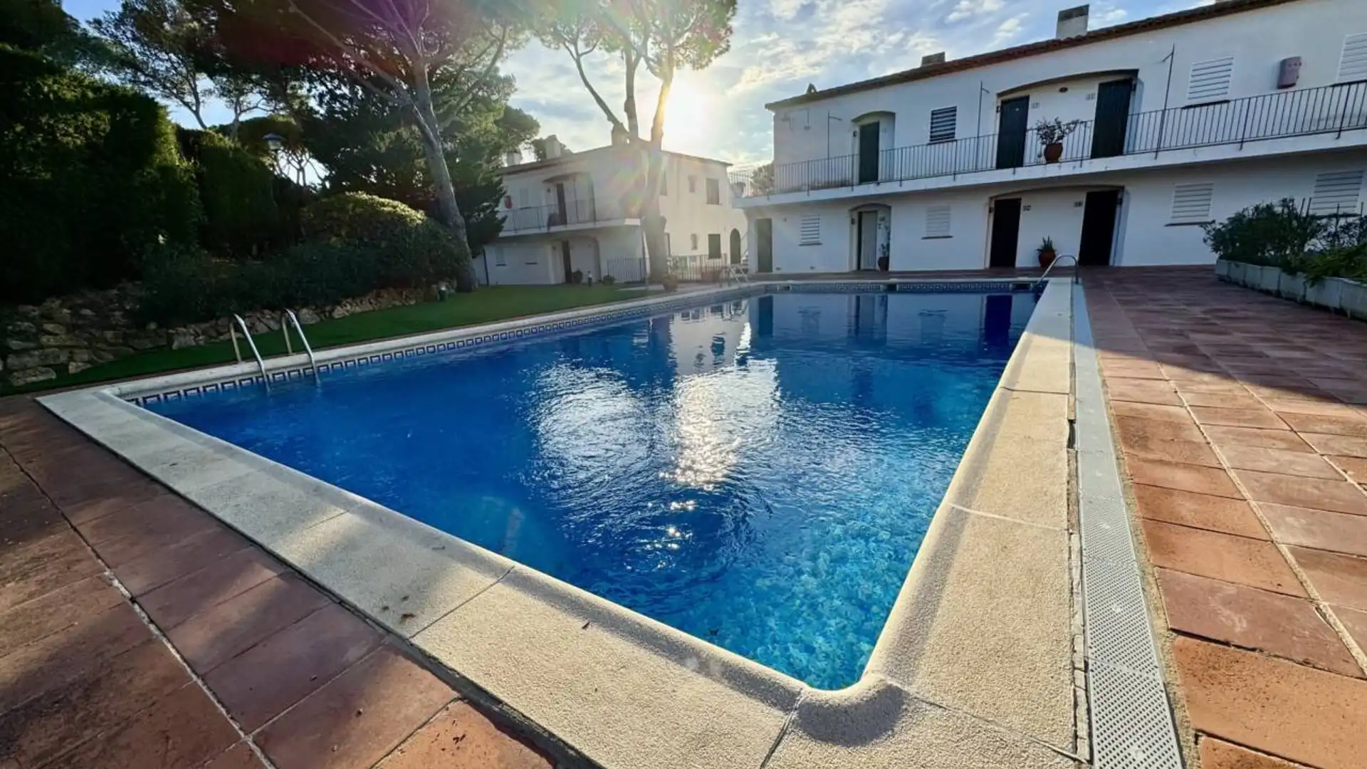 Swimming pool of Flat for sale in Palafrugell  with Heating, Terrace and Furnished