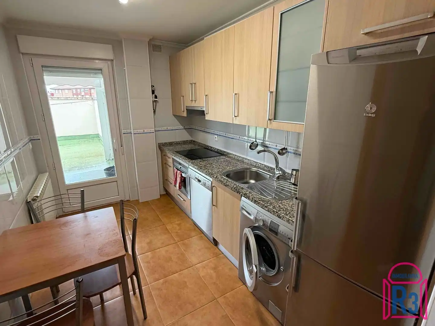 Kitchen of Apartments for rent in León Capital   with Heating, Terrace and Furnished