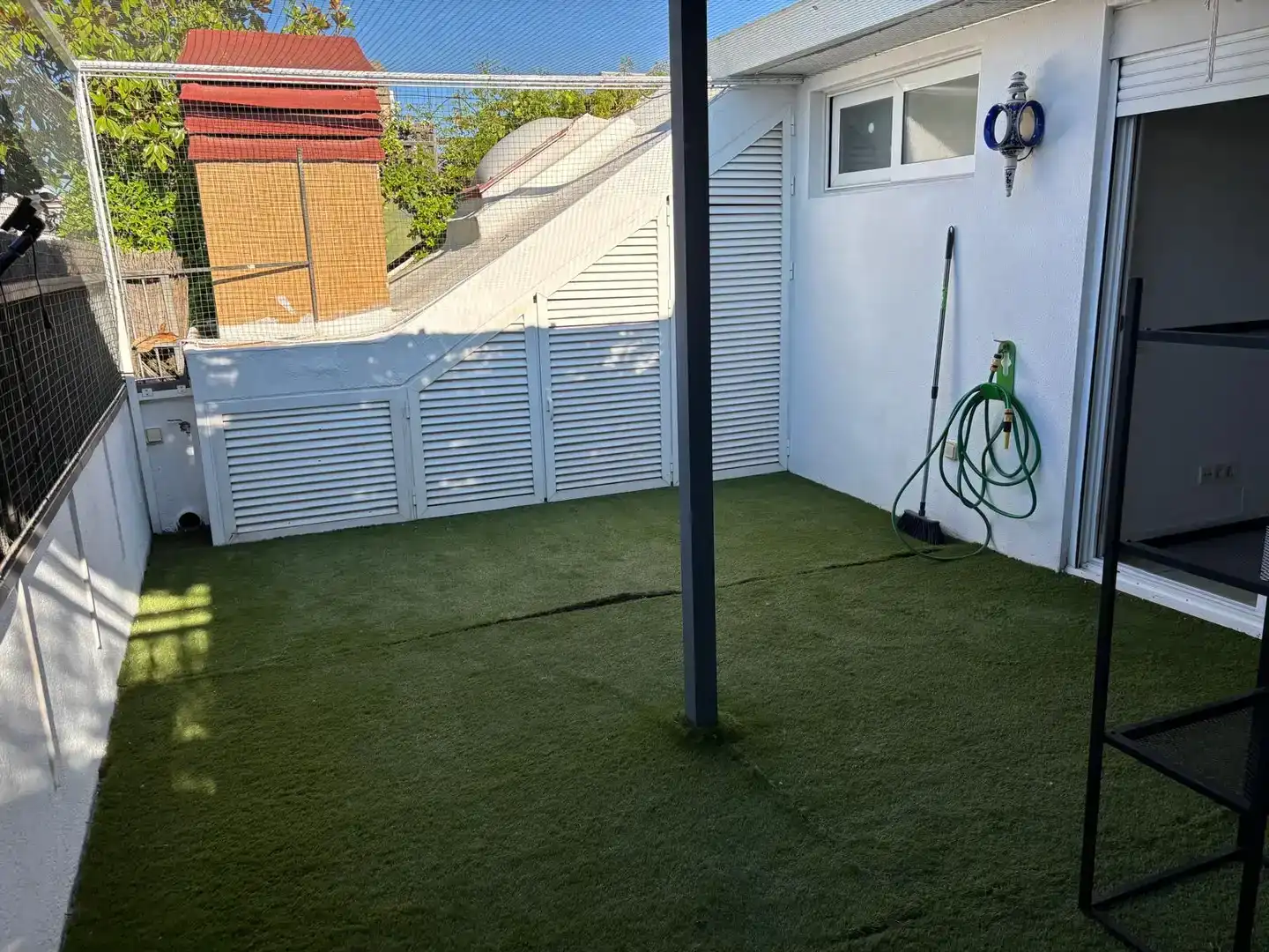 Terrasse von Maisonette zur Miete in  Madrid Capital mit Klimaanlage und Schwimmbad