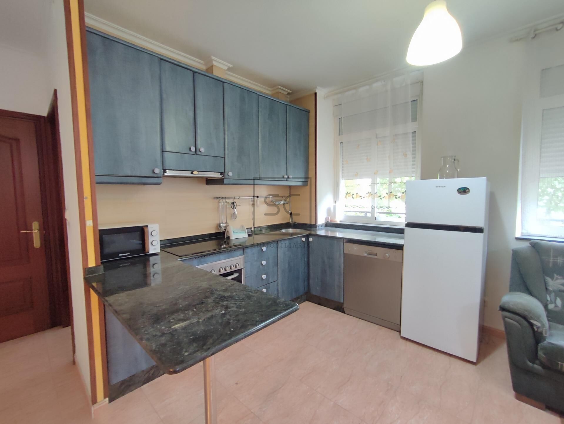 Kitchen of Apartment for sale in Ferrol  with Heating, Storage room and Balcony