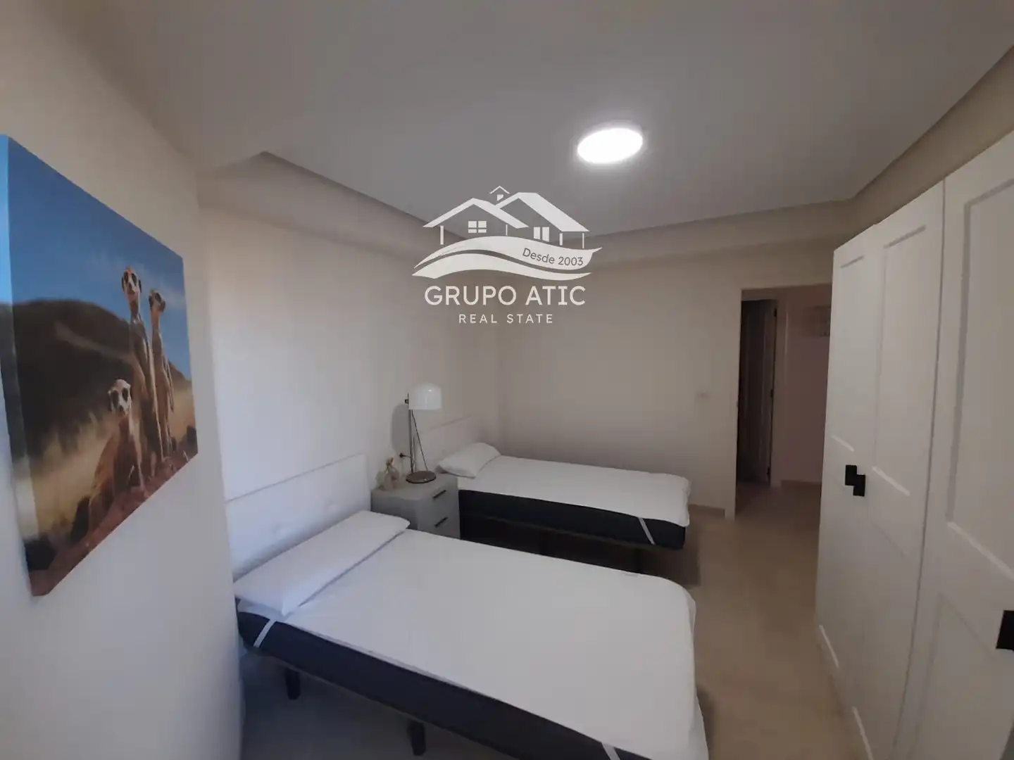 Schlafzimmer von Wohnungen zur Miete in Burriana / Borriana mit Heizung, Abstellraum und Möbliert