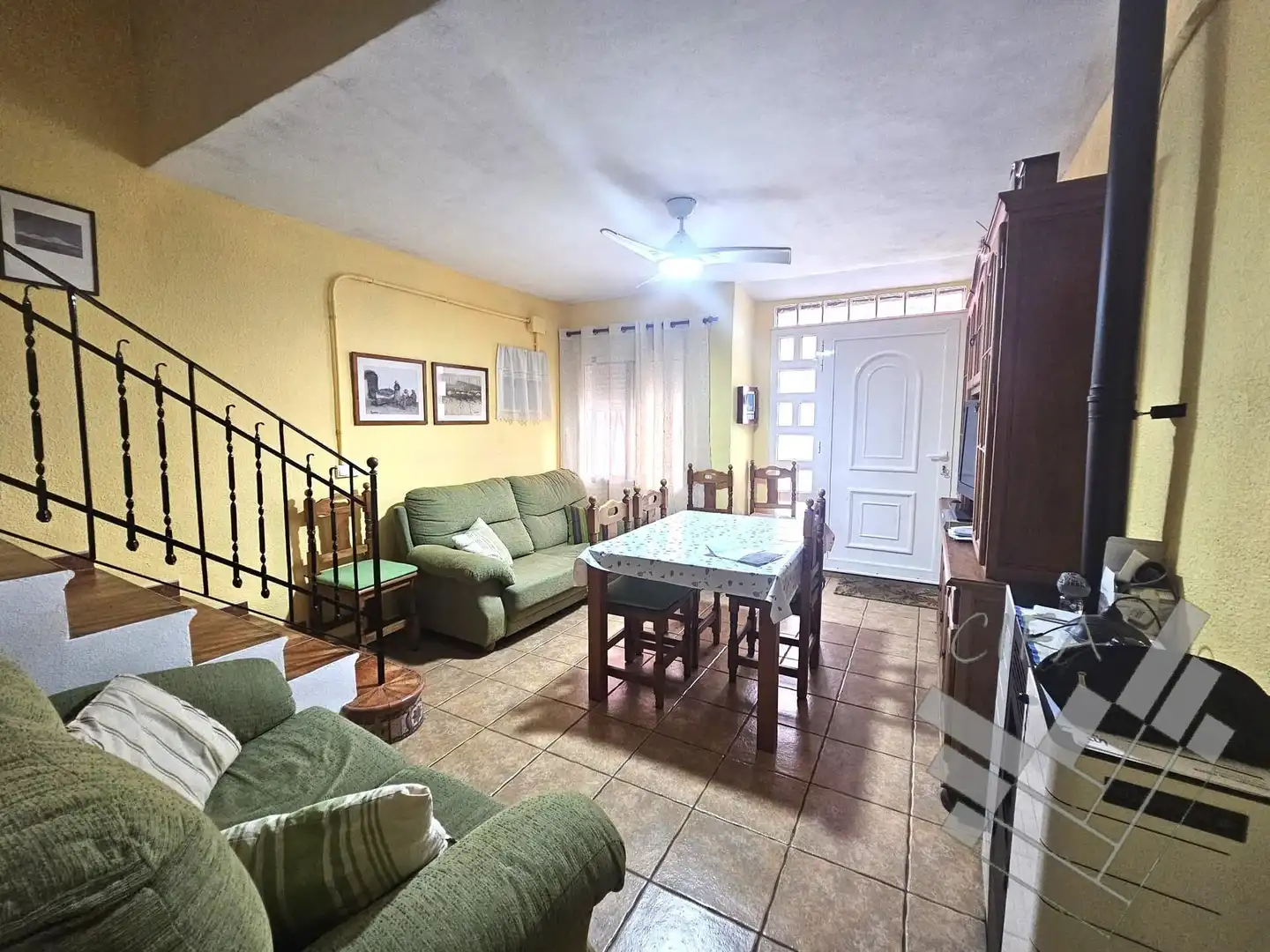 Sala d'estar de Finca rústica en venda en Càlig amb Terrassa i Moblat