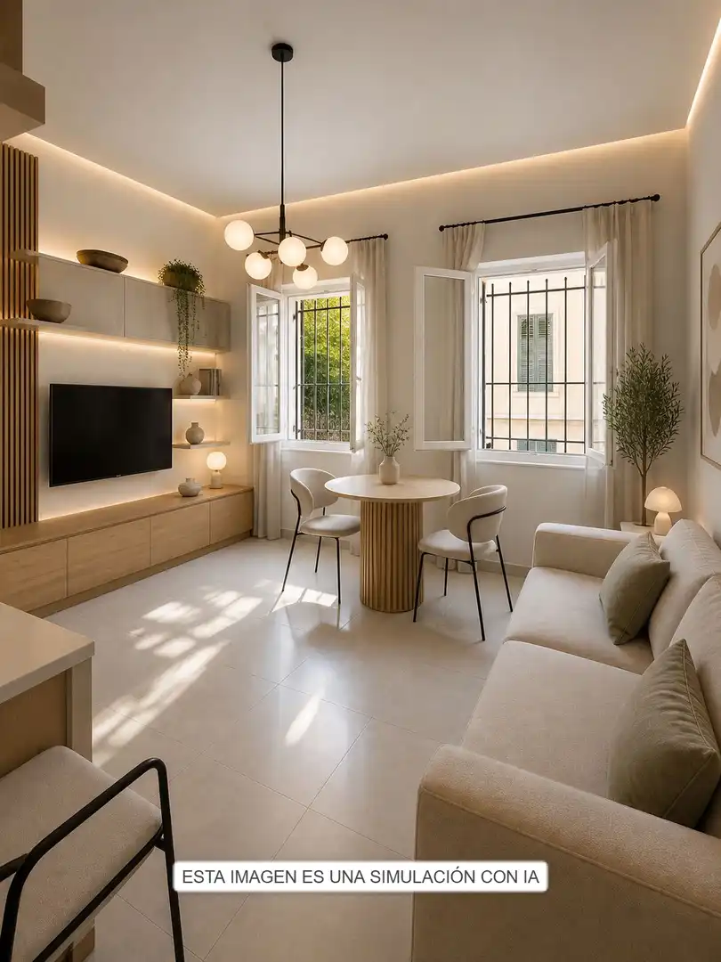 Living room of Flat for sale in Madrid