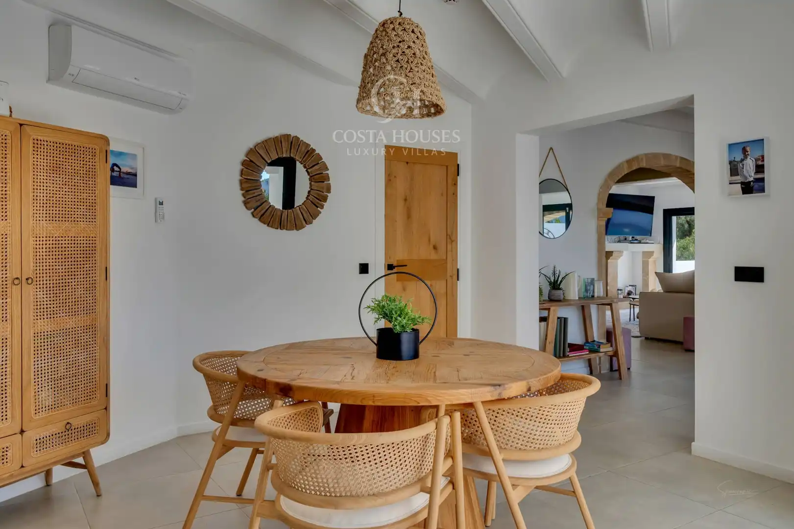 Dining room of Houses for sale in Jávea / Xàbia  with Air Conditioner, Heating and Private garden