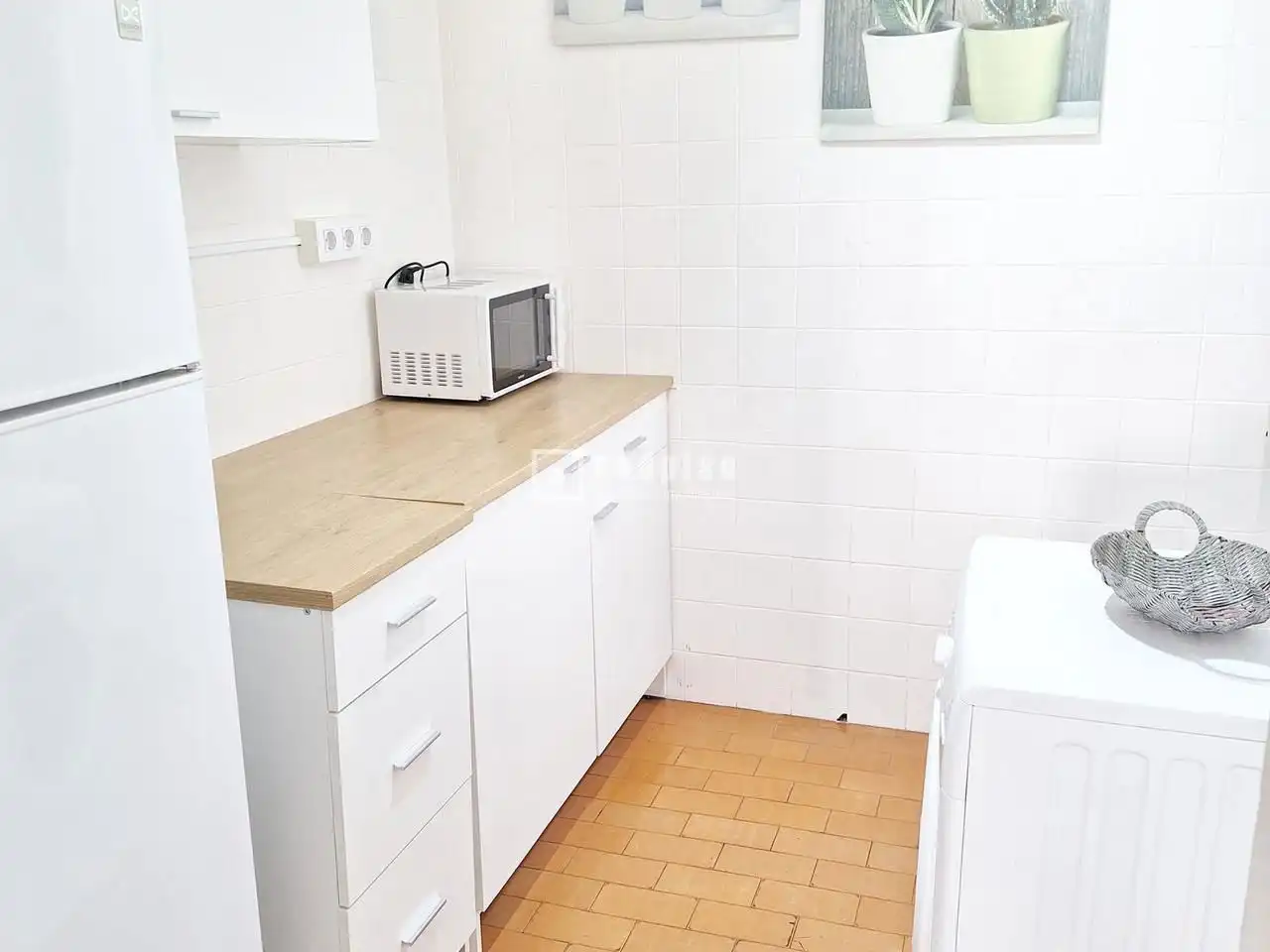 Cocina de Piso de alquiler en Sevilla con Aire acondicionado, Calefacción y Terraza