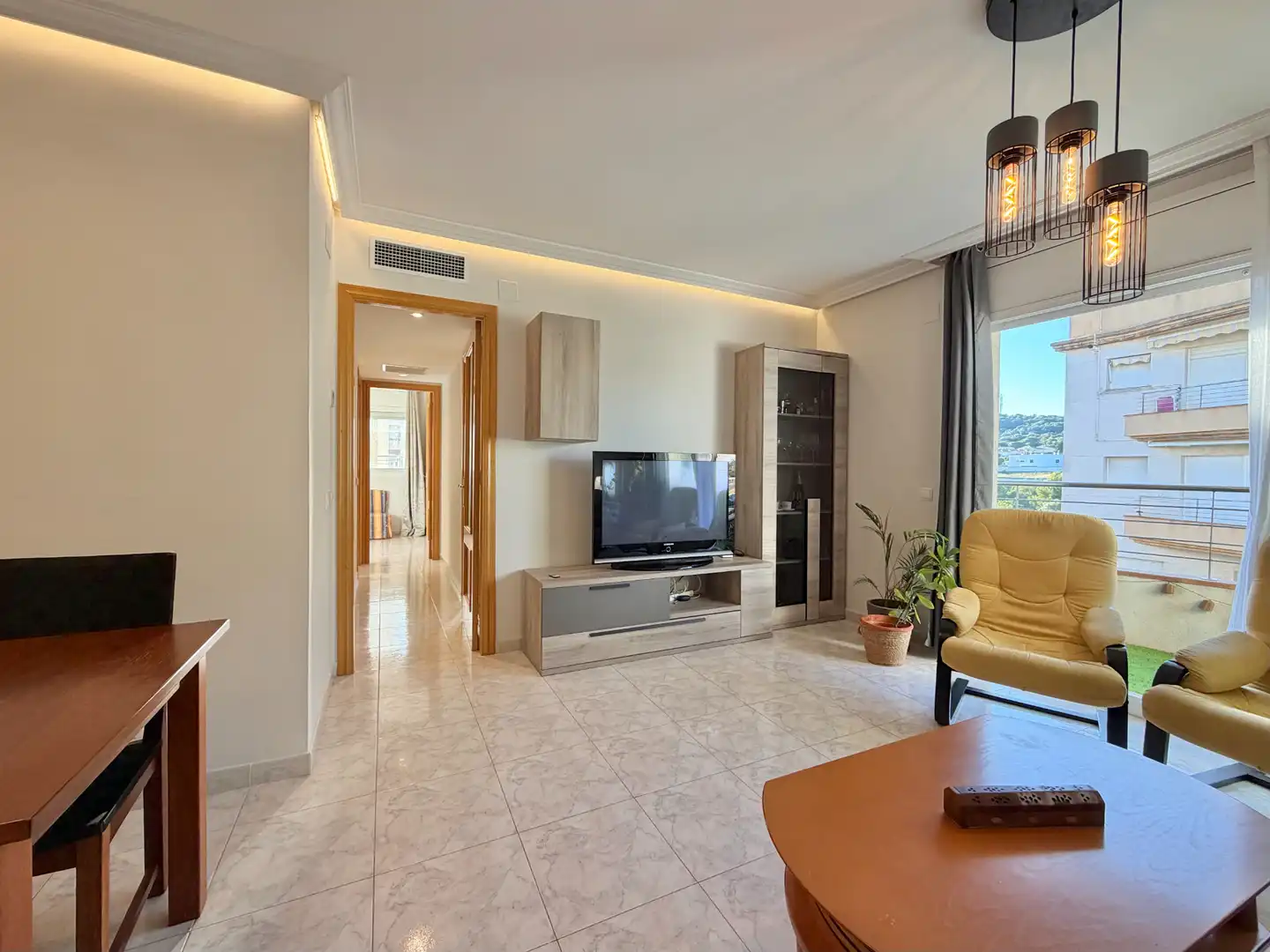 Living room of Flat for sale in Calafell  with Air Conditioner, Heating and Furnished