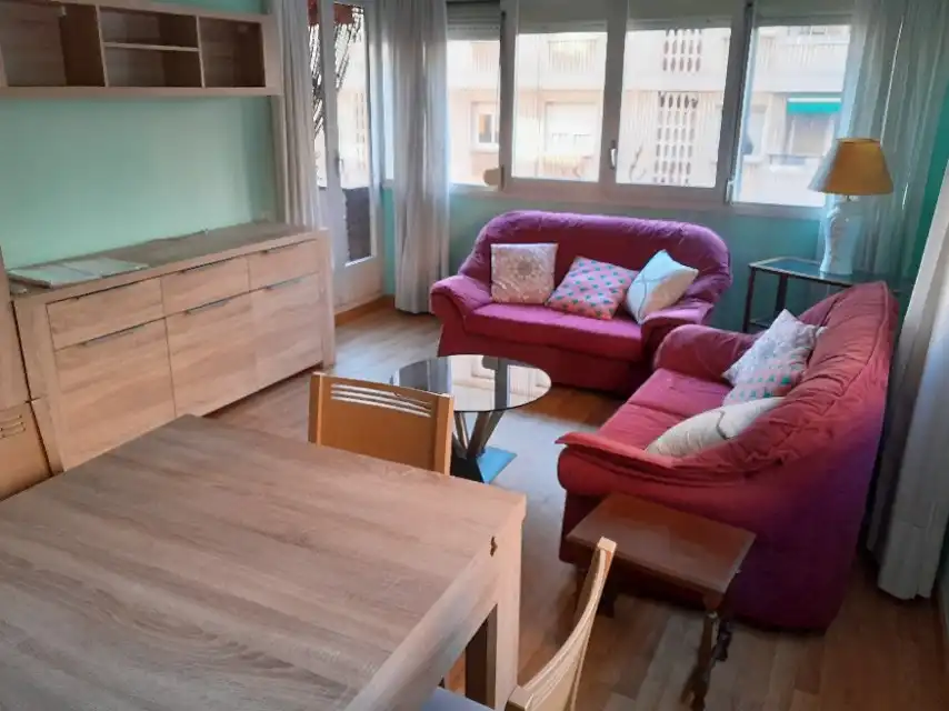 Sala d'estar de Pis en venda en Sant Cugat del Vallès amb Aire condicionat, Calefacció i Parquet