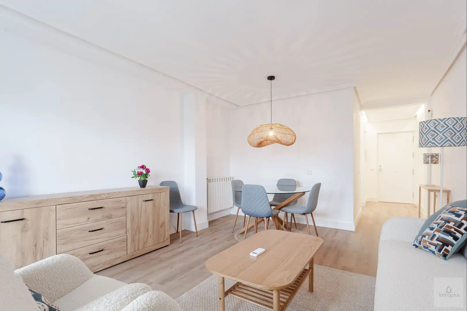 Living room of Flat for sale in Móstoles  with Air Conditioner, Terrace and Furnished