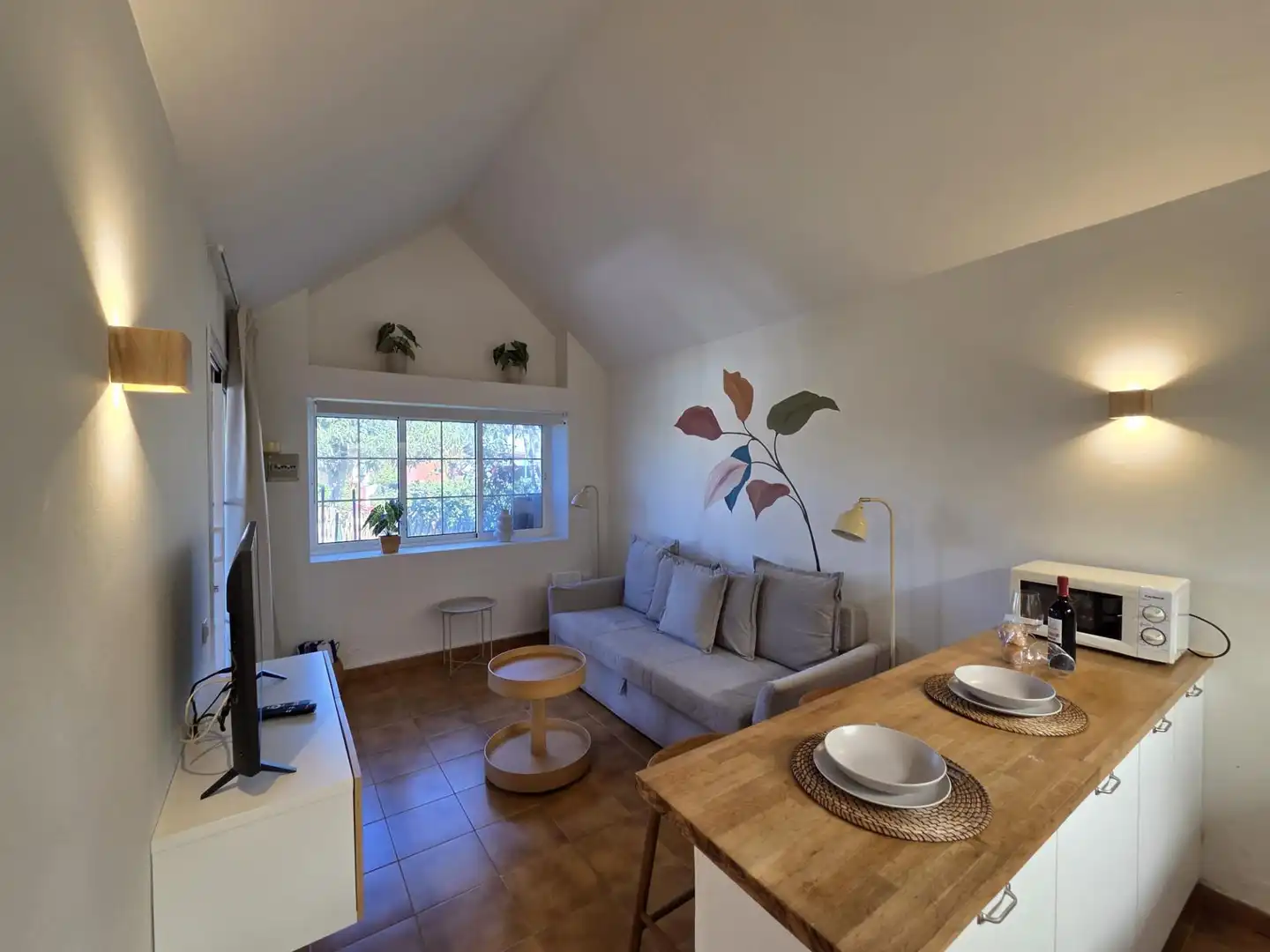 Sala d'estar de Casa o xalet en venda en San Bartolomé de Tirajana amb Aire condicionat, Jardí privat i Terrassa