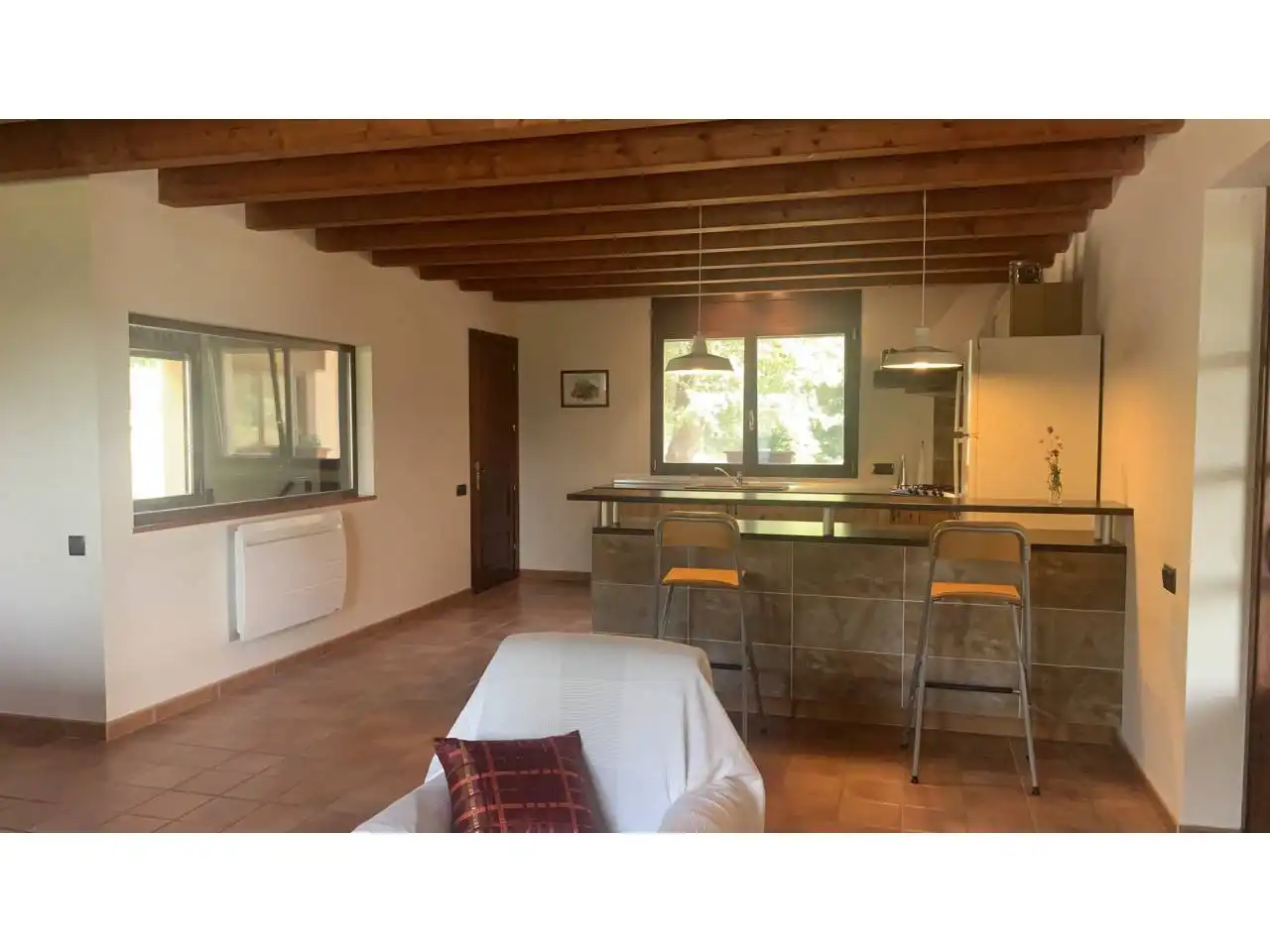 Cocina de Casa o chalet en venta en Guixers con Calefacción, Jardín privado y Parquet