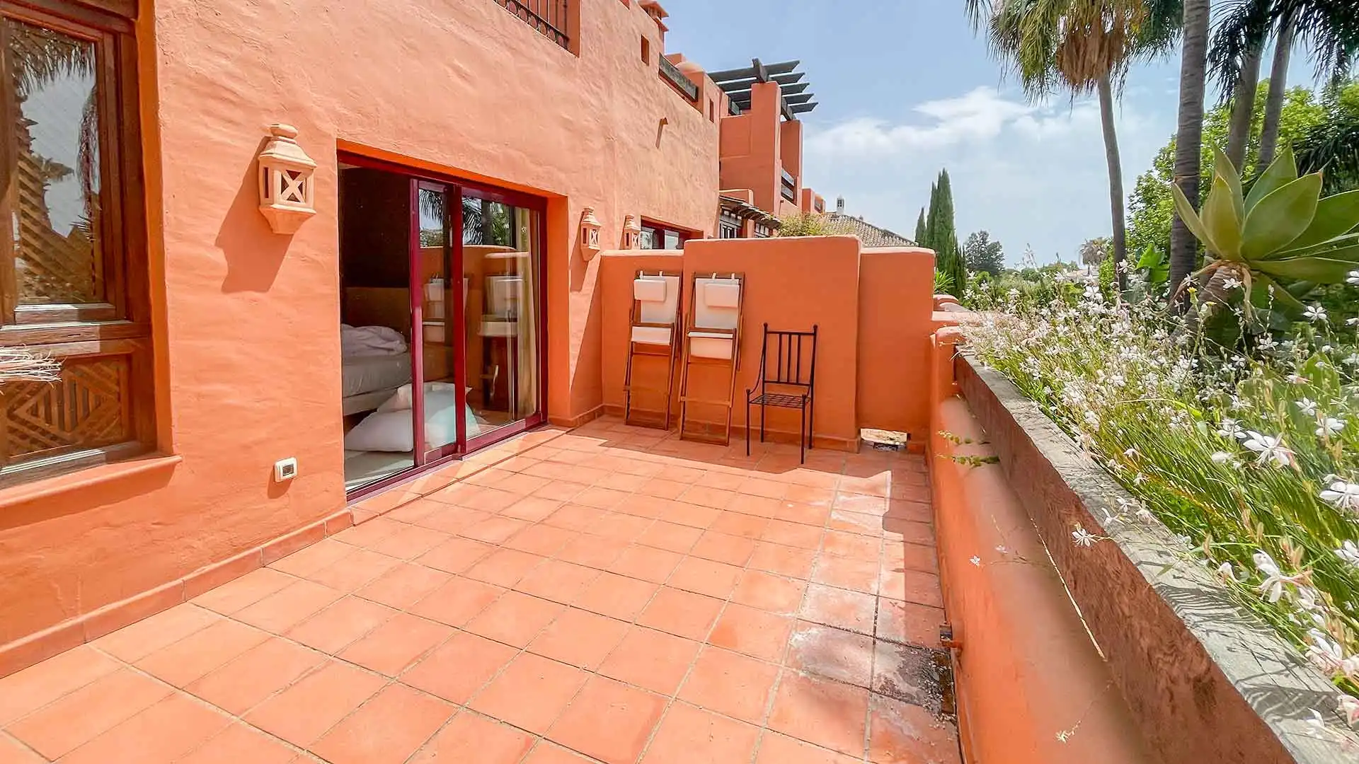Terrassa de Casa adosada de lloguer en Marbella amb Aire condicionat, Terrassa i Traster
